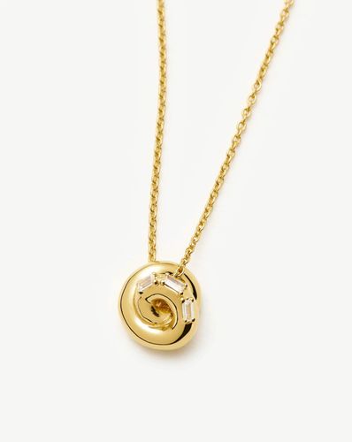 Lucy Williams Pavé Knot Pendant Necklace | 18ct Gold Plated - Missoma - Modalova