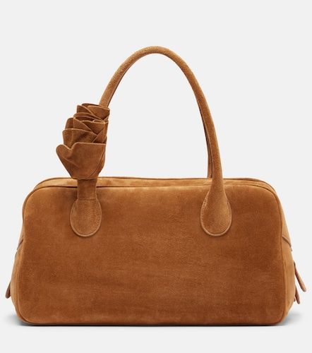 Brigitte Small floral-applique suede tote bag - Magda Butrym - Modalova