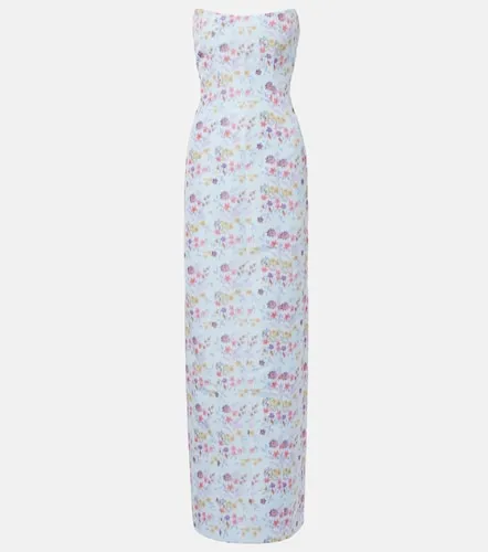 Odessa floral ikat corset gown - Markarian - Modalova