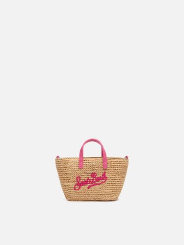 Raffia City Micro Bag With Saint Barth Embroidery - Unisex - Mc2 Saint Barth - Modalova