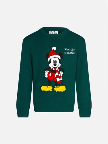 Crewneck Sweater Douglas With Mickey Mouse Jacquard Disney Special Edition - Mc2 Saint Barth - Modalova