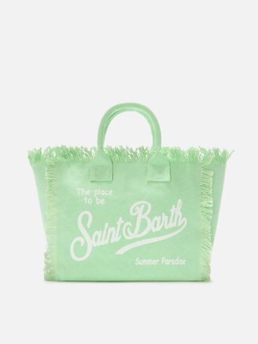 Mint Canvas Colette Bag With Fringes - Unisex - Mc2 Saint Barth - Modalova