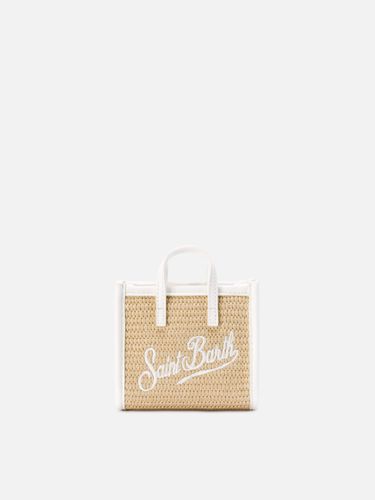 Vivian Micro Straw Effect Bag With Embroidered Logo - Unisex - Mc2 Saint Barth - Modalova