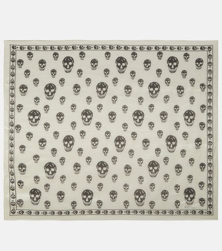 McQueen Skull silk scarf - McQueen - Modalova
