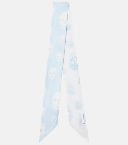 McQueen Skull silk scarf - McQueen - Modalova