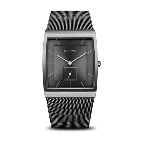 Men's Watch Milanese Bracelet Stainless Steel Sapphire Glass 41mm Grey 16033-377 - Bering - Modalova