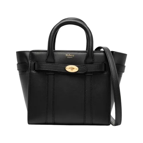 Micro Zipped Bayswater Crossbody Bag - Mulberry - Modalova