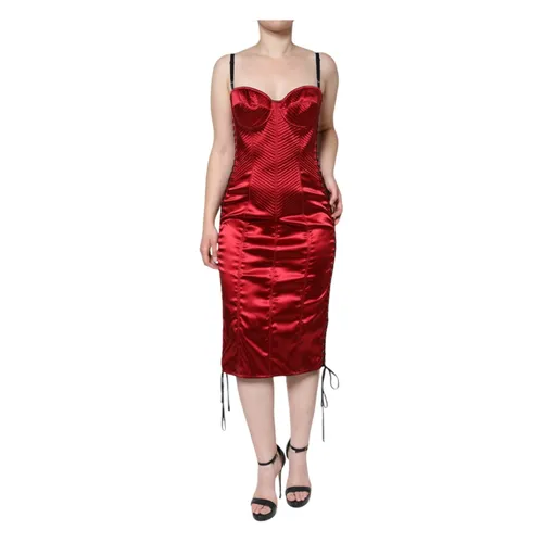 Midi Bodycon Corset Dress - Dolce & Gabbana - Modalova