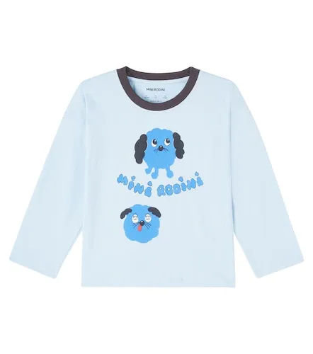 Printed cotton jersey T-shirt - Mini Rodini - Modalova