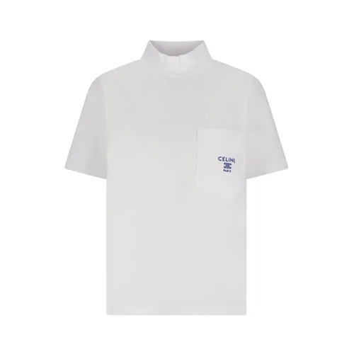 Mock Neck T-Shirt - Celine - Modalova