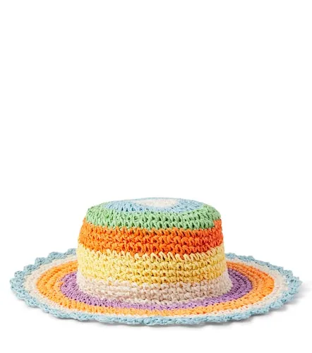 Molo Striped straw sun hat - Molo - Modalova