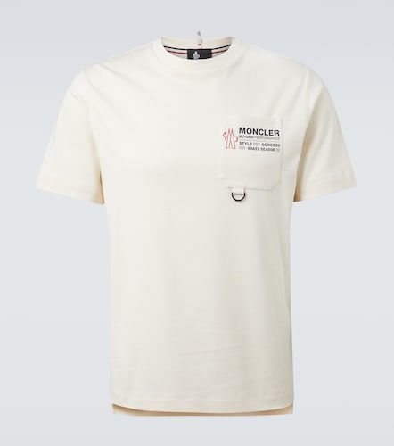 Logo cotton jersey T-shirt - Moncler Grenoble - Modalova