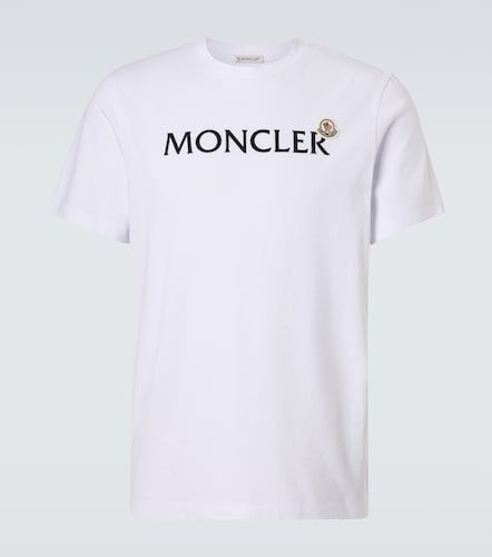 Moncler Logo cotton jersey T-shirt - Moncler - Modalova