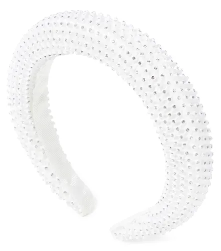 Embellished satin headband - Monnalisa - Modalova
