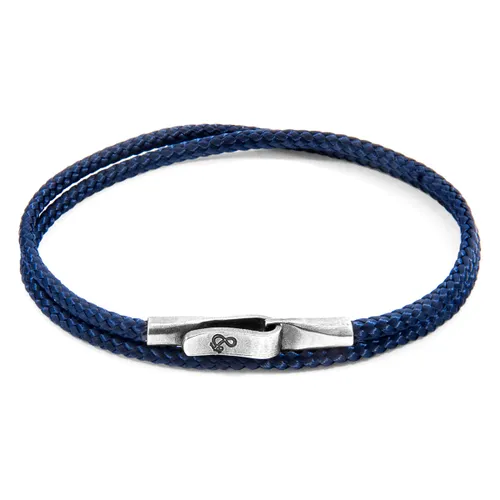 Liverpool Silver and Rope Bracelet - ANCHOR & CREW - Modalova