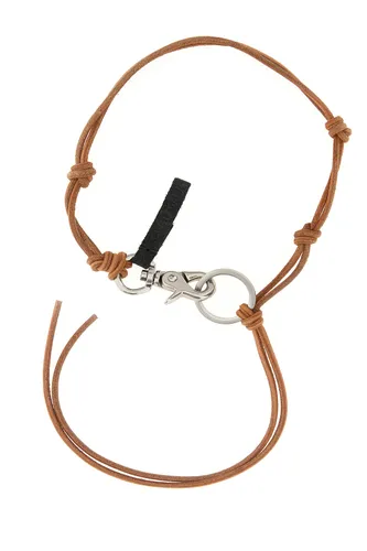 Caramel leather Ladon necklace - OUR LEGACY - Modalova