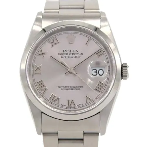 Pre-owned Datejust Stainless Steel Watch - Rolex Vintage - Modalova