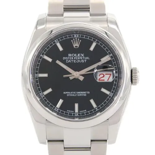 Pre-owned Datejust Stainless Steel Watch - Rolex Vintage - Modalova