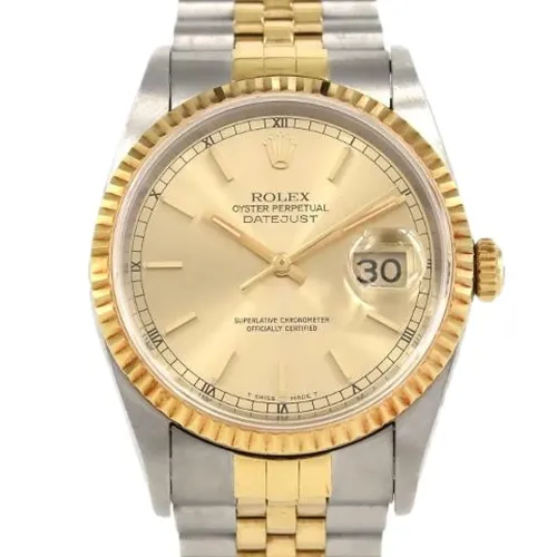 Pre-owned Datejust Stainless Steel x Yellow Gold - Rolex Vintage - Modalova