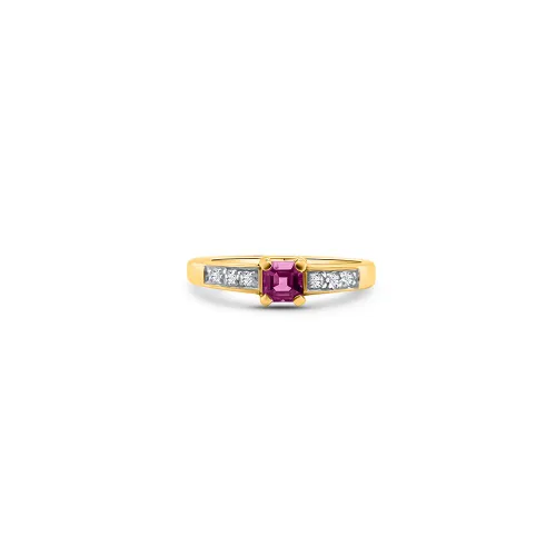 J28609 9ct Yellow Gold Pink Princess Cubic Jewellery - Pre-owned - Modalova