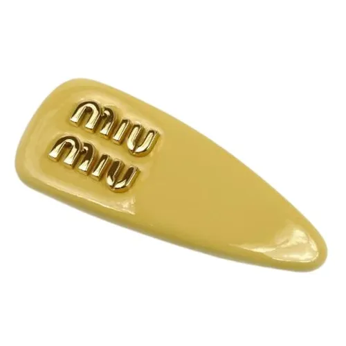 Pre-owned Leather Hair Accessories - Miu Miu Pre-owned - Modalova
