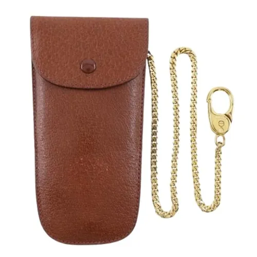 Pre-owned Leather Key-holder - Gucci Vintage - Modalova