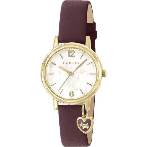 Dark Cherry Leather Watch - Radley - Modalova