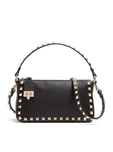 ROCKSTUD SMALL GARNET CALFSKIN CROSSBODY BAG - Woman - Valentino Garavani - Modalova
