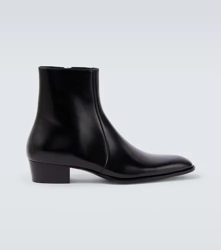 Roman leather ankle boots - Saint Laurent - Modalova