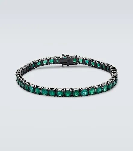 Kt gold tennis bracelet with emeralds - Shay Jewelry - Modalova