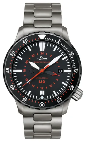 Bracelet U2 SDR U-BOAT STEEL MISSION TIMER Watch - Sinn - Modalova