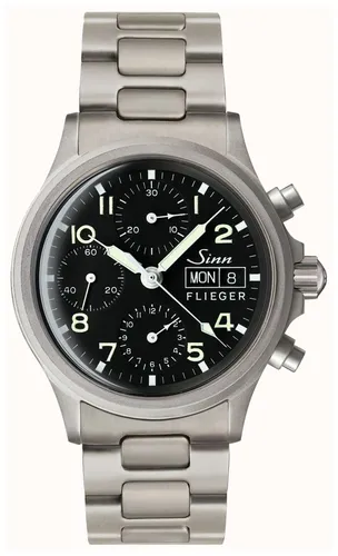 TWO LINK BRACELET 356 Pilot Traditional Watch - Sinn - Modalova