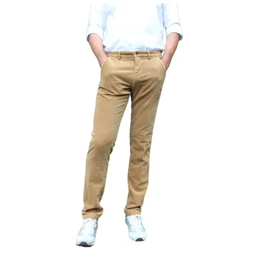 Slim Fit Velvet Cotton Chino Pants - Mason's - Modalova