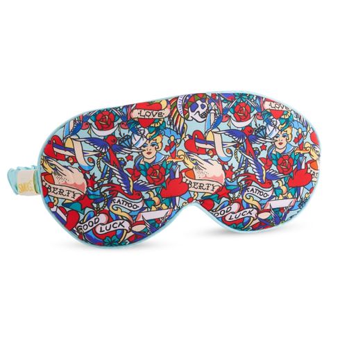 Satin Sleep Mask - Tattoo Print - Size One Size - Smug - Modalova
