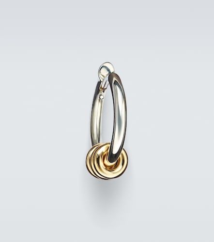 Nevine Max sterling and 18kt gold single hoop earring - Spinelli Kilcollin - Modalova