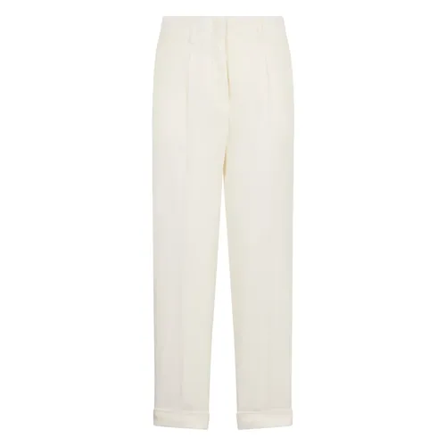 Straight Cut Trousers - Peserico - Modalova
