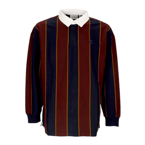 Striped Long Sleeve Polo Rugby Shirt - Carhartt Wip - Modalova