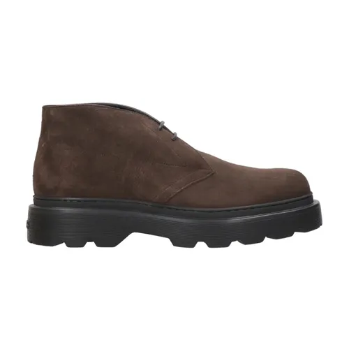 Suede Lace-Up Ankle Boots - Tod's - Modalova