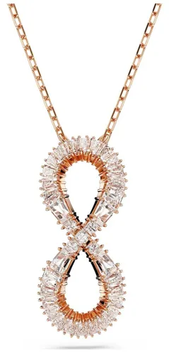 Hyperbola Pendant Infinity White Crystals Jewellery - Swarovski - Modalova