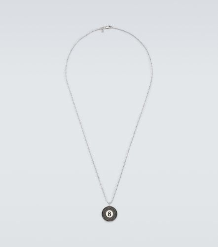 Kt white gold pendant necklace with diamonds - Sydney Evan - Modalova