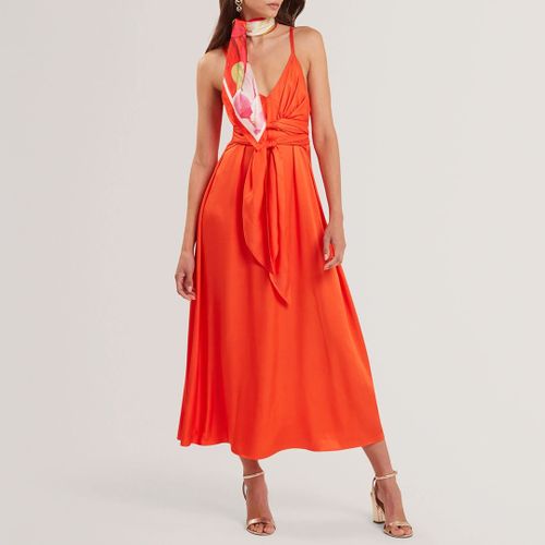 Beckki Tie Waist Midi Dress - Size 16 - Ted Baker - Modalova