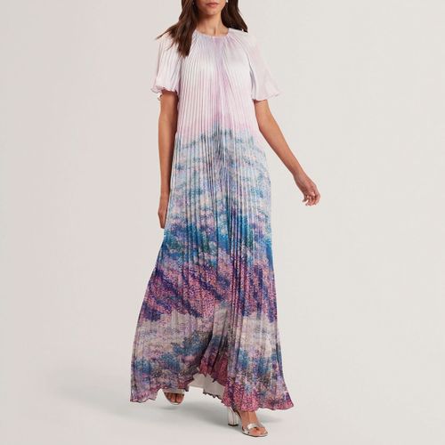 Deeliaa Short Sleeve Pleated Dress - Size 8 - Ted Baker - Modalova