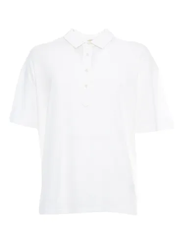 Ten-C White polo Cotton Shirt - Men - Ten-C - Modalova