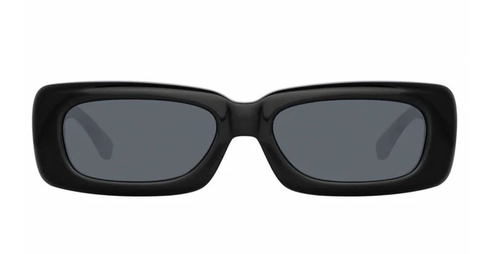 Mini Marfa - Black Yellow Gold Acetate Sunglasses - Women - The Attico - Modalova