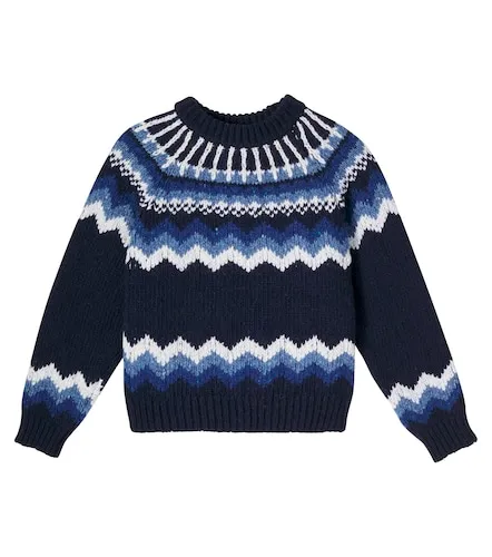 Lucas jacquard wool-blend sweater - The New Society - Modalova