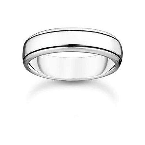 TR2503-637-21-58 Silver Ring With Lines | SIZE Jewellery - Thomas Sabo - Modalova