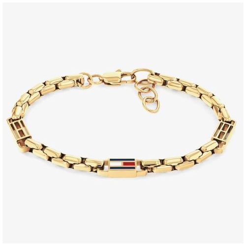 D Flag Metal Gold Plated Bracelet Jewellery - Tommy Hilfiger - Modalova