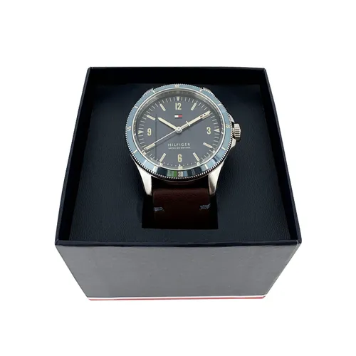 Men's Watch Brown Leather Strap 1791905 - Size One Size - Tommy Hilfiger - Modalova