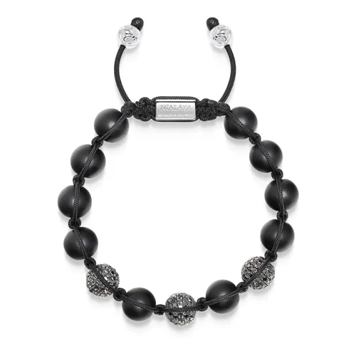 Trio Black Diamond Beaded Bracelet - Nialaya - Modalova