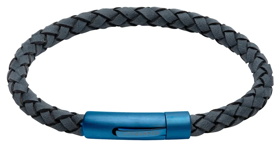 B439AB/21CM Blue | Matte Blue IP Clasp Jewellery - Unique & Co - Modalova